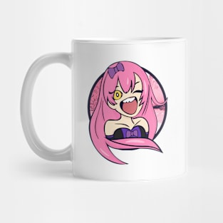 I Don't Bite! Cute Creepy Anime Girl Smiling Mug